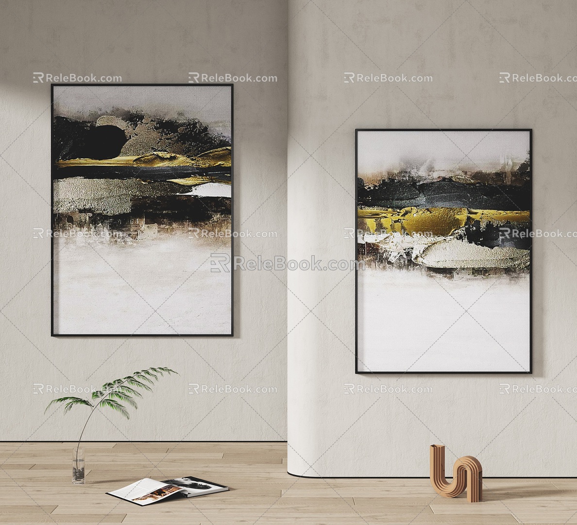 Sancal decorative painting 3d model