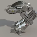 Robot attack robot intelligent machine science fiction robot mechanical warfare police future high-tech low face number low model simple model film and television level super realistic 3d model