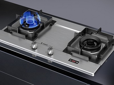 Gas stove fire with animated fire FumeFX production needs to specify cache file high quality gas stove 3d model