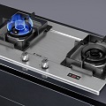 Gas stove fire with animated fire FumeFX production needs to specify cache file high quality gas stove 3d model