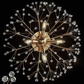 modern wall lamp metal wall lamp glass wall lamp 3d model