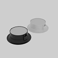Black And White Recessed Downlights For Modern Home Ceiling Lighting