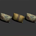 Decorative Home Pillows With Sunflower Patterns And Striped Design In Yellow Beige Tones