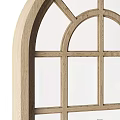 Various Colored Arched Windows With Grid Design And Classic Style Features