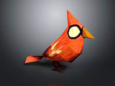 bird game animal cartoon animal realistic animal 3d model