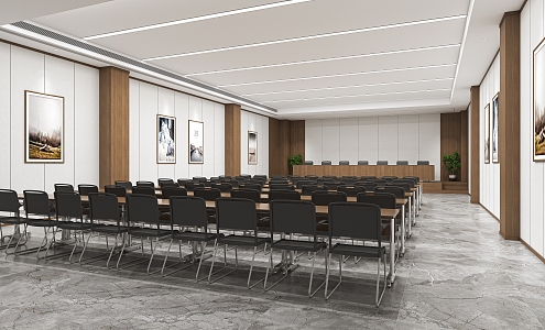 Modern Conference Hall Report Hall 3d model