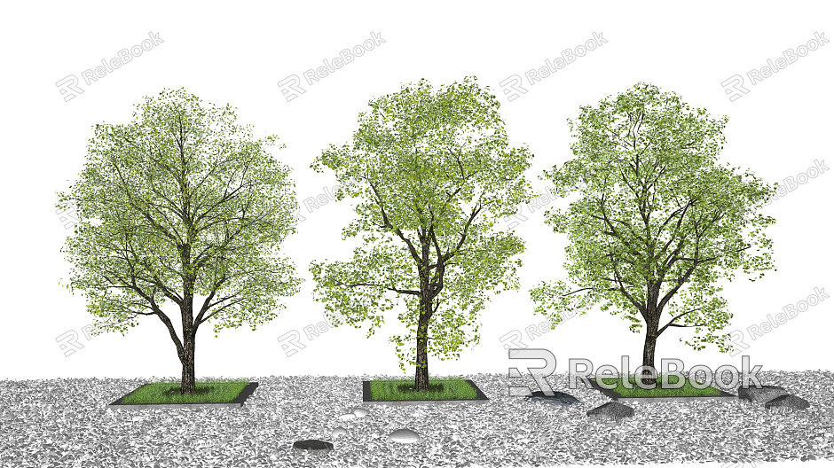 Modern Tree Landscape Tree model