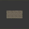 Textured Stone Finish Decorative Storage Box With Arch Shaped Entrance And Natural Pattern