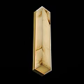 Modern Vertical Marble Wall Lamp With Textured Surface For Interior Decoration