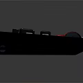 Modern Synthesizer Portable Synthesizer Mixer Reverberator 3d model