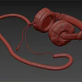 Black Over Ear Headphones With Coiled Cable For High Quality Audio Experience