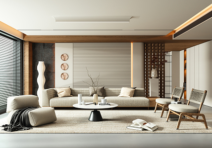 The Silent Living Room 3d model