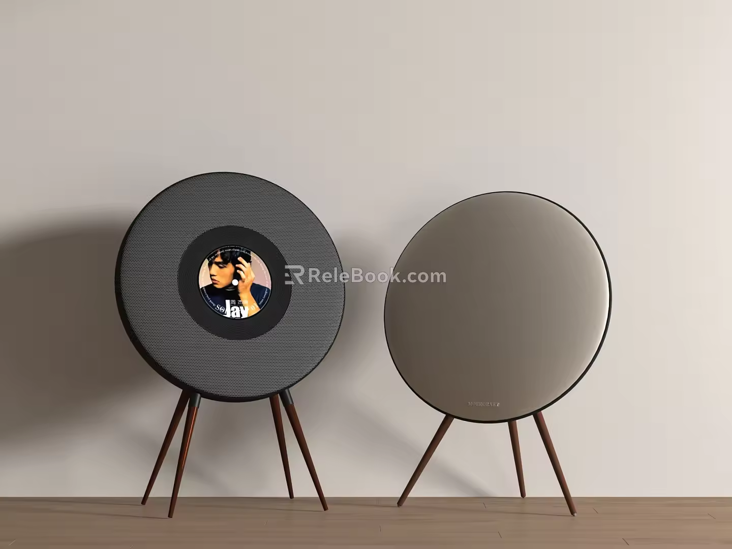 audio bluetooth speaker record player 3d model