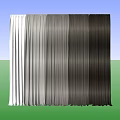 Light To Dark Gray Linen Like Curtains With Elegant Drapery For Modern Interior