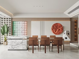 Restaurant 3d model