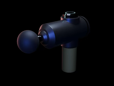 Handheld Electric Medical Physiotherapy Massager Device For Muscle Relief And Recovery 3d model