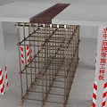 Industrial Equipment For Horizontal Post Cast Strip Construction Template With Steel Frame Support