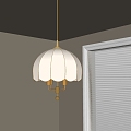 French Vintage Chandelier 3d model