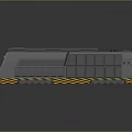 Realistic train vehicle 3d model