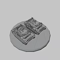 German Leopard Tank 3d model