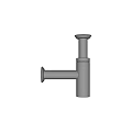 Modern Wall Mounted Gray Washbasin With Sleek Faucet Design For Bathroom
