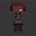 Robot Assistant Small Robot Butler Robot Butler Figure Game Figure 3d model