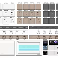 Modern switch switch socket combination mobile rail socket intelligent switch panel distribution box 3d model