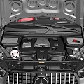 Car Mercedes-Benz GLE car interior car engine 3d model