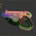 Sci-fi Pistol Sci-fi Firearms Next Generation Firearms Sci-fi Game Gun Games Firearms Game Gun 3d model