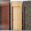 Wooden Hinged Doors With Decorative Details In Various Colors For Home Interior Design