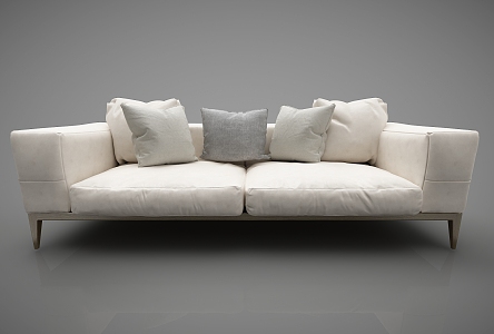 modern double sofa 3d model