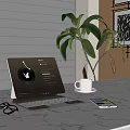 Modern Tablet Laptop 3d model