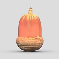 acorn tree acorn pine nut pine nut hazelnut 3d model