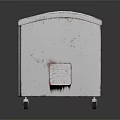 White Portable Cooler With Transparent Lid And Wheels For Household Storage