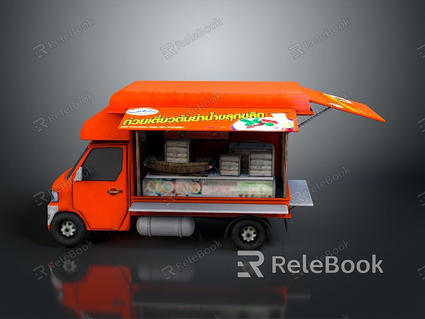 Food Truck Food Vending Vehicle Mobile Food Truck Mobile Vendor Mobile Vendor Mobile Vendor Car Dining Car Mobile Dining Car model