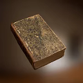 Old Vintage Book Featuring Worn Cover And Aged Classic Pages Design