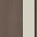 Dark Wooden Sliding Doors Design Installed In Light Wall With Blue Sky Background