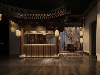 Chinese Restaurant 3d model