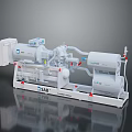SAAB Compressed Air System With Compressor Unit Piping And Control Panel