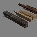 Natural Stone and Wood Materials With Various Textures and Color Variations