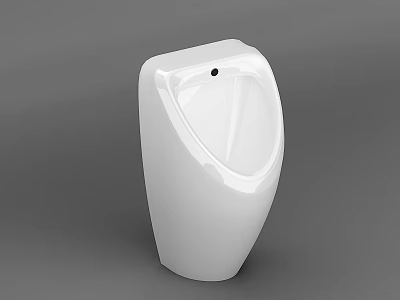 Modern White Floor Standing Ceramic Toilet with Sleek Surface and Minimalist Design 3d model