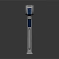Industrial Mechanical Arm Structure With Horizontal Metal Box Vertical Support Arm And Base