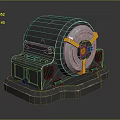 Sleek Modern Daily Use Electrical Appliance Featuring Gray Body Yellow Accents And Compact Design