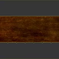 Classic Wooden Cabinet Design With Drawers Doors Open Shelf And Metal Rivets