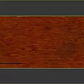 Red Wooden Desk With Two Drawers And Simple Design For Home Office Use