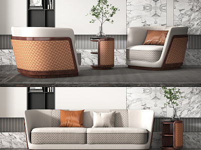 Modern Combination Sofa Combination model