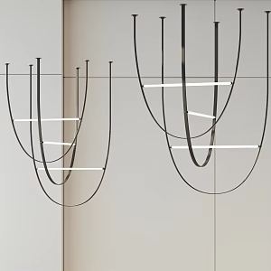Chandelier Decorative lamp Fixtures 3d model