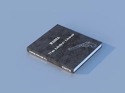 The Rocket Magazine Textured Cover Featuring Rocket Illustration And Title Design 3d model