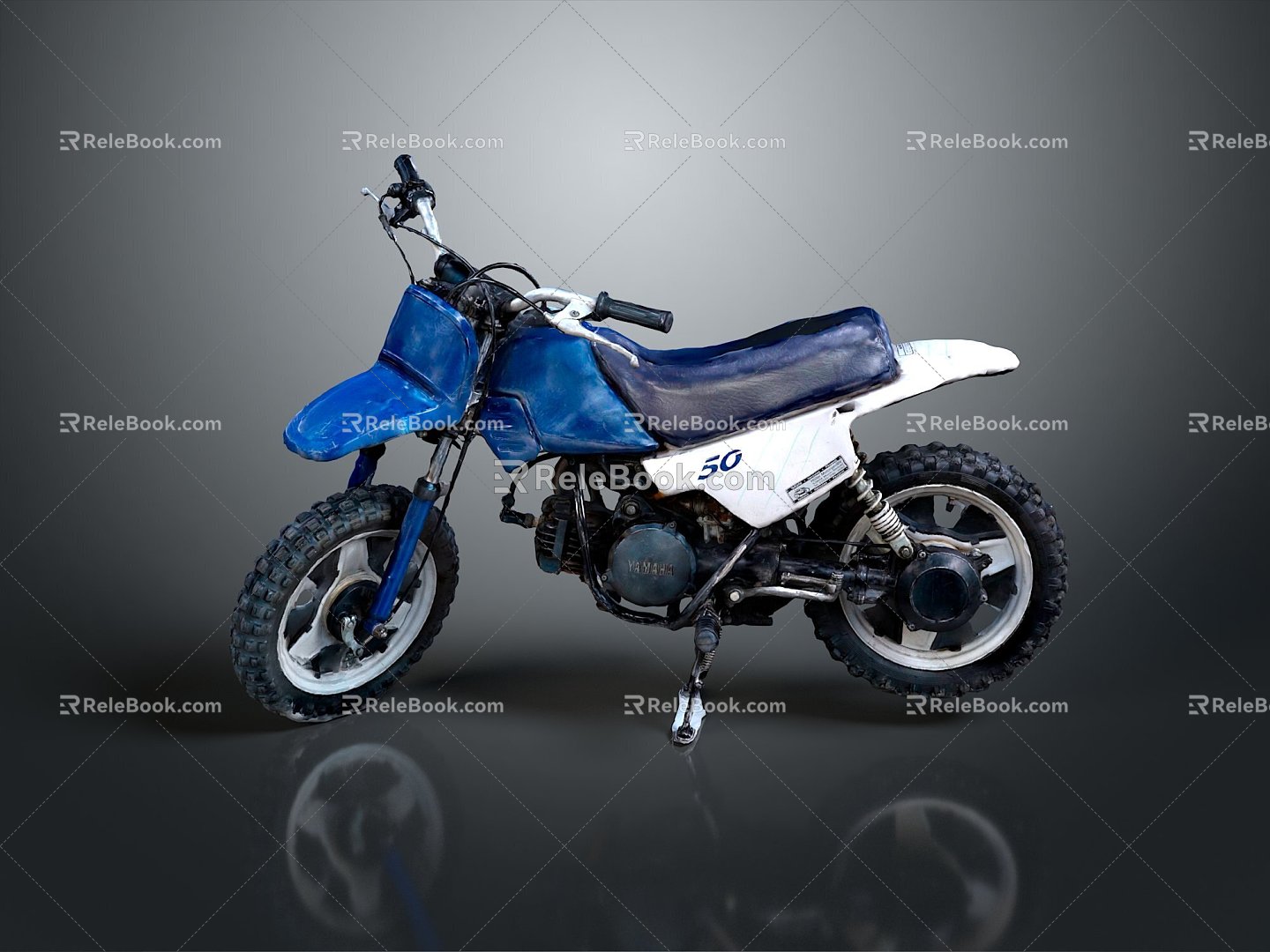 Motorcycle Two-wheeled Motorcycle Cross-country Motorcycle Road Race Motorcycle Motor Vehicle Transport 3d model