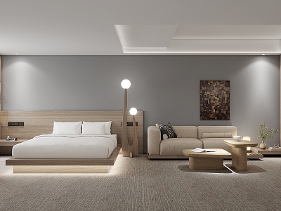 Modern Suite Hotel Suite 3d model